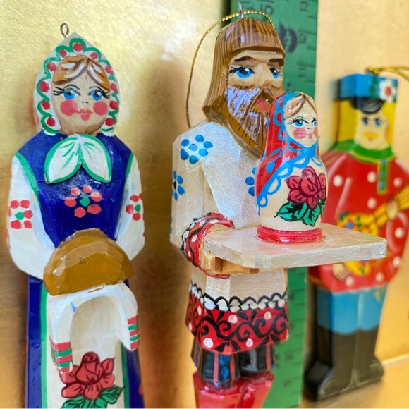 (3) Handmade Russian Ornaments - Picture 11 of 14